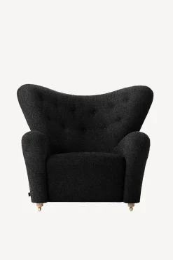 The Tired Man Chair and Footstool - Fabric