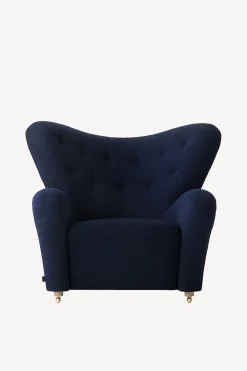 The Tired Man Chair and Footstool - Fabric