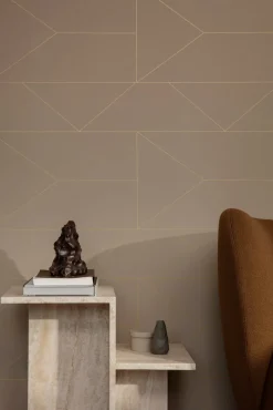 Travertine Side Table