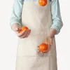Uashmama Apron with paper cross straps + back clip - Cashmere