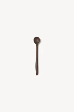 Wooden Meander Spoon - Dark Brown