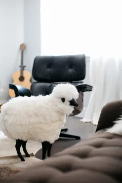 Wooden Sheep Family - Black Wood