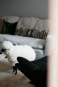 Wooden Sheep Family - Black Wood